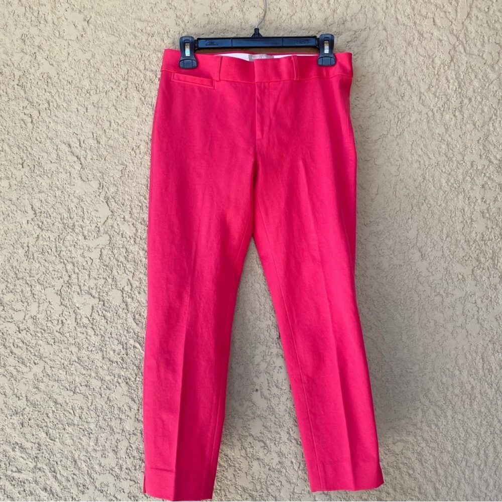 EUC Banana Republic Sloan Fit Pink Slacks Pants SIZE 4P Viscose Stretch - Picture 3 of 8